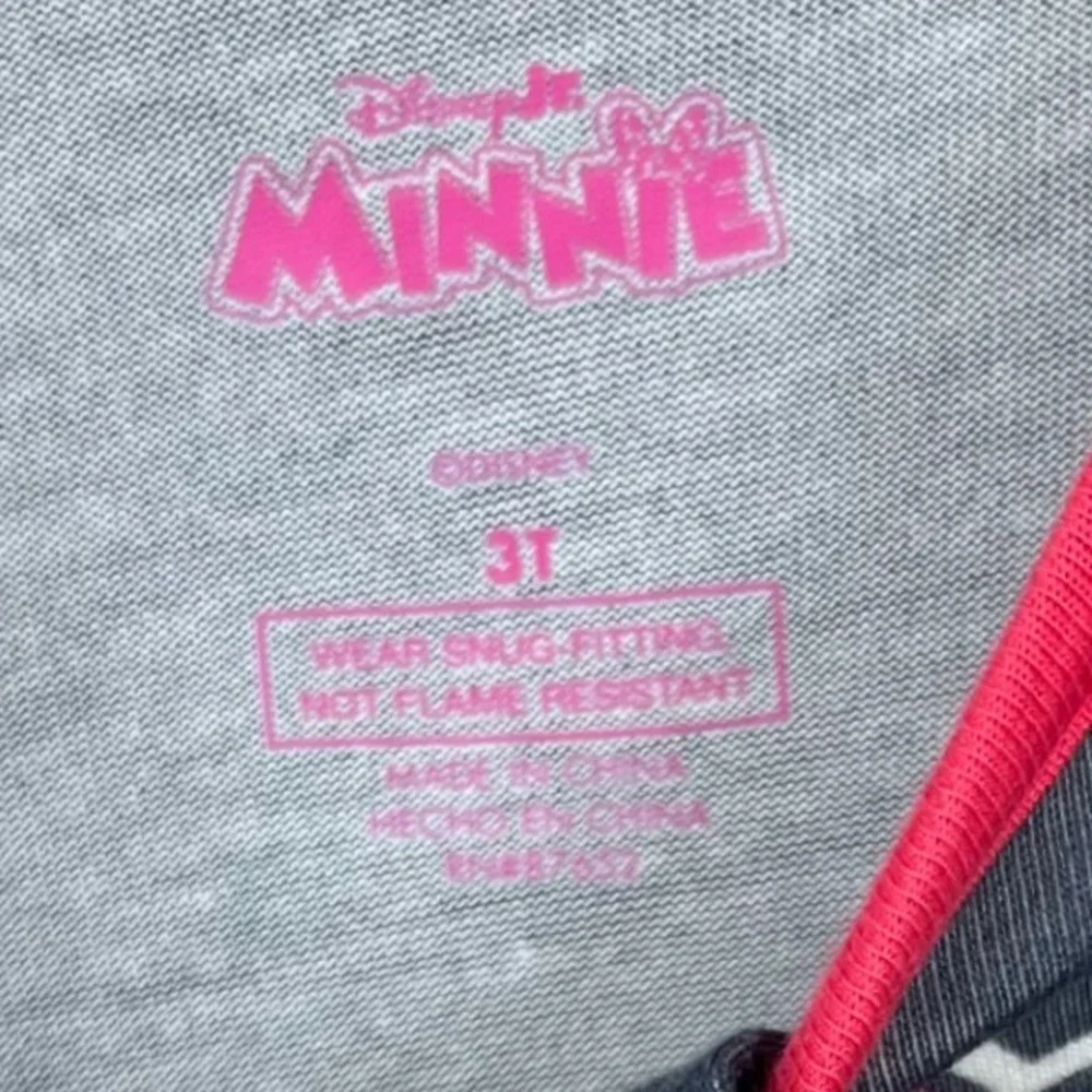 NWT Disney Minnie Mouse Daisy Duck‎ Toddler Girls Pajamas Sleepwear 3T Navy Pink